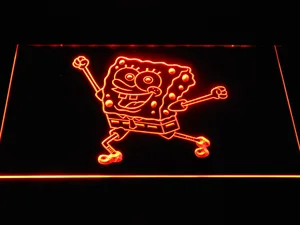 Spongebob Squarepants Ready for Adventure LED Neon Sign