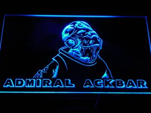 Star Wars Admiral Ackbar LED Neon Sign