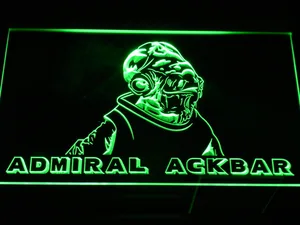 Star Wars Admiral Ackbar LED Neon Sign