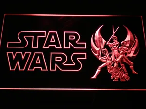 Star Wars Ahsoka, Obi-Wan, Yoda & Anakin LED Neon Sign