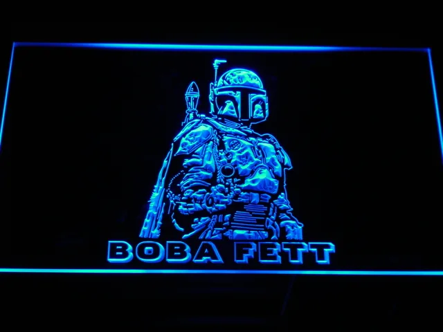 Star Wars Boba Fett LED Neon Sign
