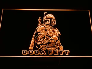 Star Wars Boba Fett LED Neon Sign