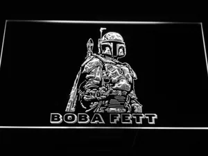 Star Wars Boba Fett LED Neon Sign