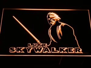 Star Wars Luke Skywalker LED Neon Sign