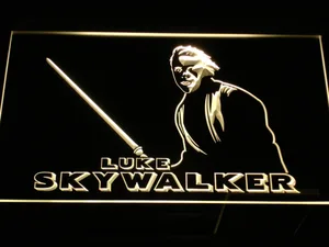 Star Wars Luke Skywalker LED Neon Sign