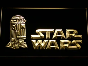 Star Wars R2-D2 Title Card LED Neon Sign