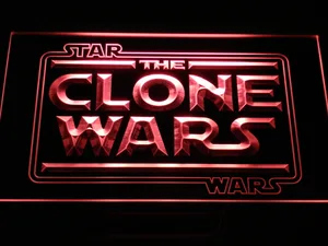 Star Wars The Clone Wars LED Neon Sign