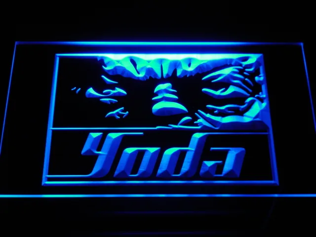 Star Wars Yoda Eyes LED Neon Sign