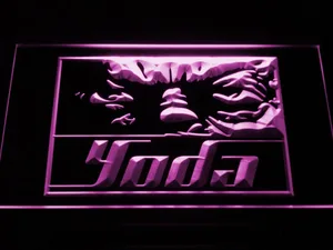 Star Wars Yoda Eyes LED Neon Sign