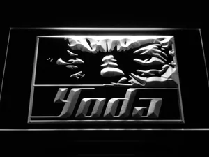Star Wars Yoda Eyes LED Neon Sign