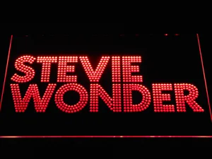Stevie Wonder LED Neon Sign