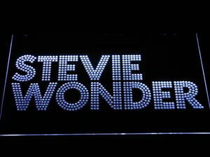 Stevie Wonder LED Neon Sign