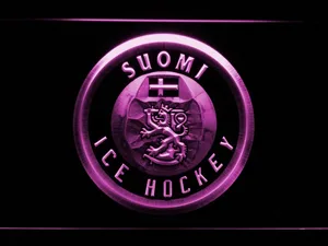 Suomi Ice Hockey LED Neon Sign