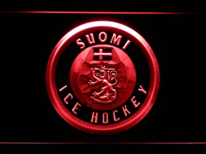 Suomi Ice Hockey LED Neon Sign
