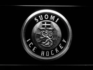 Suomi Ice Hockey LED Neon Sign