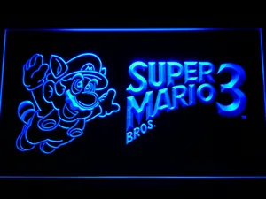 Super Mario Bros. 3 LED Neon Sign