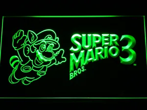 Super Mario Bros. 3 LED Neon Sign