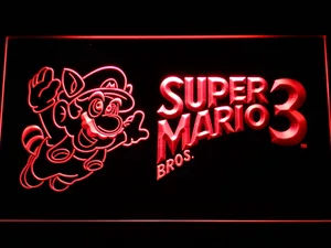 Super Mario Bros. 3 LED Neon Sign