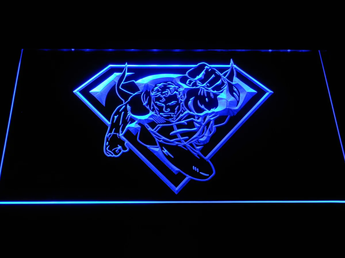 Superman Flying LED Neon Sign