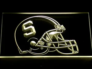 Syracuse Orange Helmet LED Neon Sign