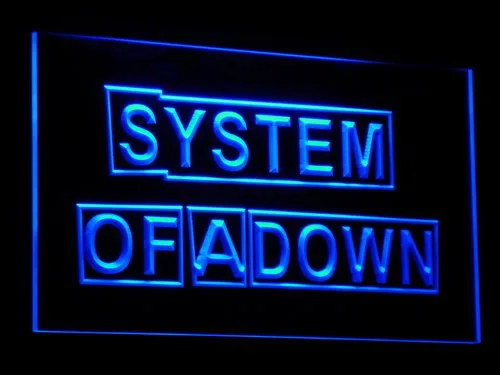 System Of A Down LED Neon Sign