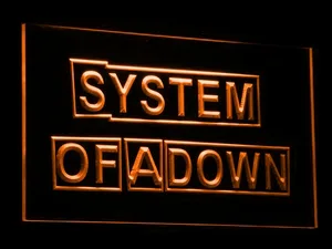 System Of A Down LED Neon Sign