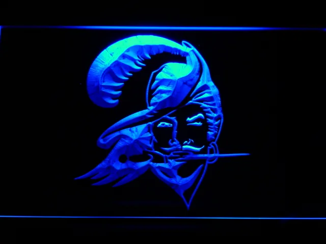 Tampa Bay Buccaneers 1976-1996 LED Neon Sign - Legacy Edition