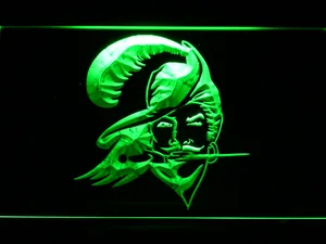 Tampa Bay Buccaneers 1976-1996 LED Neon Sign - Legacy Edition