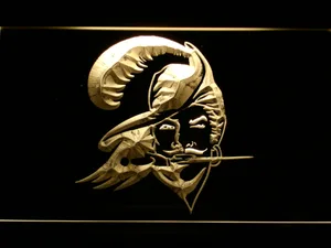 Tampa Bay Buccaneers 1976-1996 LED Neon Sign - Legacy Edition
