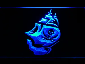 Tampa Bay Buccaneers 1997-2013 Ship LED Neon Sign - Legacy Edition