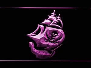 Tampa Bay Buccaneers 1997-2013 Ship LED Neon Sign - Legacy Edition