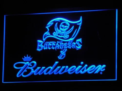 Tampa Bay Buccaneers Budweiser LED Neon Sign
