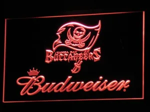 Tampa Bay Buccaneers Budweiser LED Neon Sign