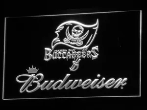 Tampa Bay Buccaneers Budweiser LED Neon Sign