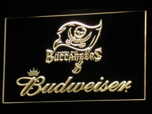 Tampa Bay Buccaneers Budweiser LED Neon Sign
