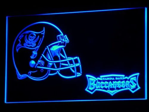 Tampa Bay Buccaneers Helmet LED Neon Sign