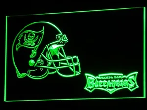 Tampa Bay Buccaneers Helmet LED Neon Sign