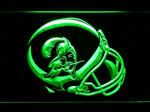 Tampa Bay Buccaneers Helmet LED Neon Sign - Legacy Edition