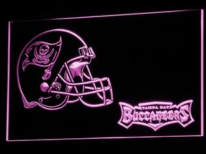 Tampa Bay Buccaneers Helmet LED Neon Sign