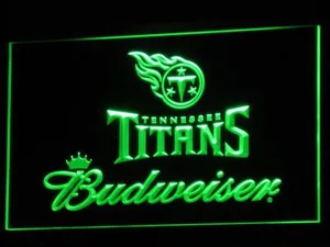 Tennessee Titans Budweiser LED Neon Sign