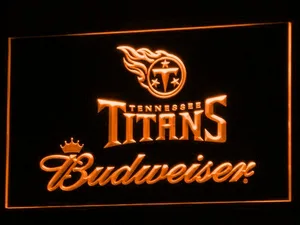 Tennessee Titans Budweiser LED Neon Sign