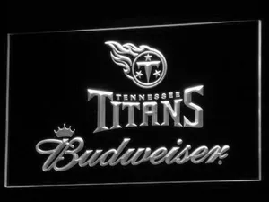 Tennessee Titans Budweiser LED Neon Sign