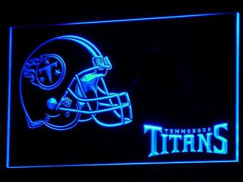 Tennessee Titans Helmet LED Neon Sign