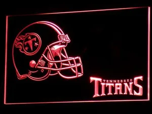 Tennessee Titans Helmet LED Neon Sign