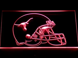 Texas Longhorns Helmet LED Neon Sign