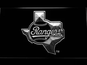 Texas Rangers 1984-1993 LED Neon Sign - Legacy Edition