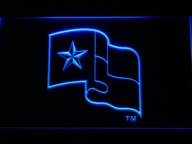 Texas Rangers Flag LED Neon Sign