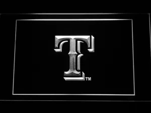 Texas Rangers T LED Neon Sign