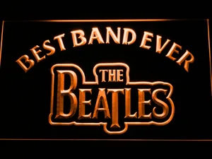 The Beatles Best Band Ever LED Neon Sign