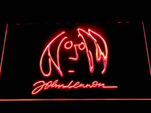 The Beatles John Lennon Signature LED Neon Sign